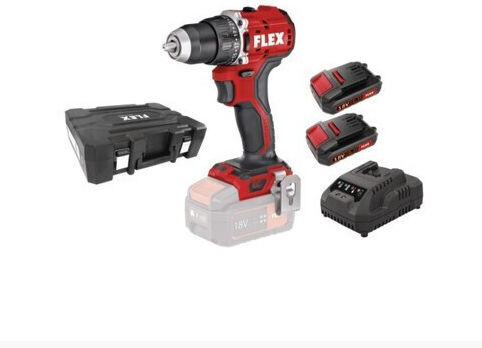 Flex Percussive Drill Driver Battery Solo Brushless 18V
