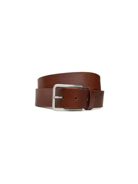 Calvin Klein Men's Leather Belt Brown