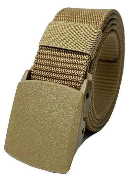 Curea Bărbați Din material textil Curea de webbing Bej