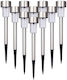 Set 10 Eingesteckte Solarleuchten 0.5W IP44 4.7cmx31cmcm