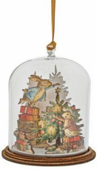 Peter Ornament Wooden Dome