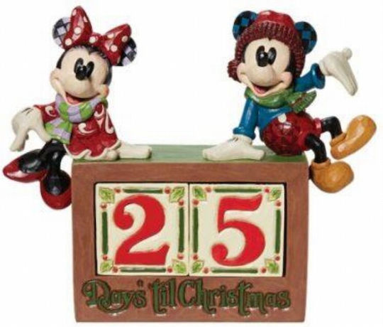 Enesco Disney Mickey & Minnie Mouse Calendar By Jim Shore Figure 19cm