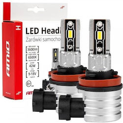 AMiO Lamps H11 LED 6500K Cold White 42W 2pcs