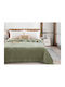 Liolios Home Jf-09 Κουβέρτα Fleece Υπέρδιπλη 220x240εκ. Πράσινο