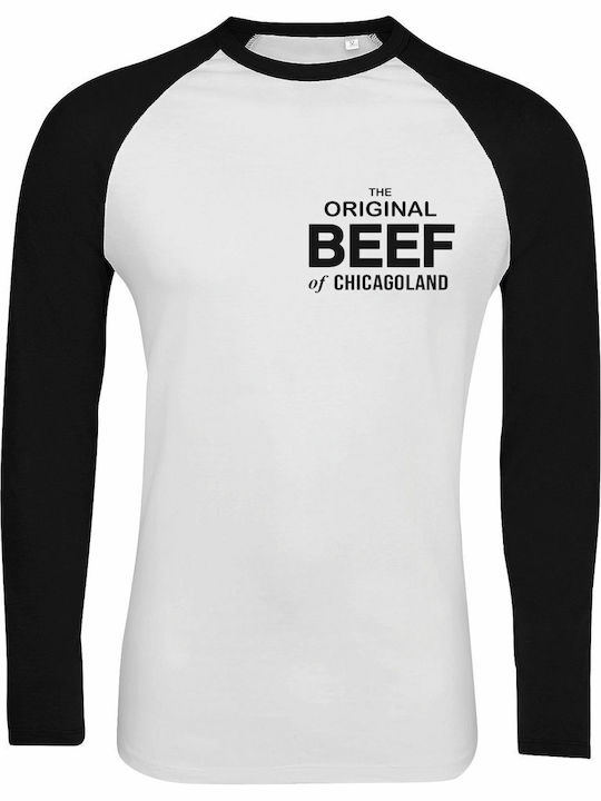 The Original Beef Chicagoland, The Bear Bedrucktes Themen-Shirt Vinyl Weiß Baumwolle