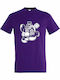 kirikoko Freddy's Face Five Nights At Freddy's T-shirt Purple Cotton