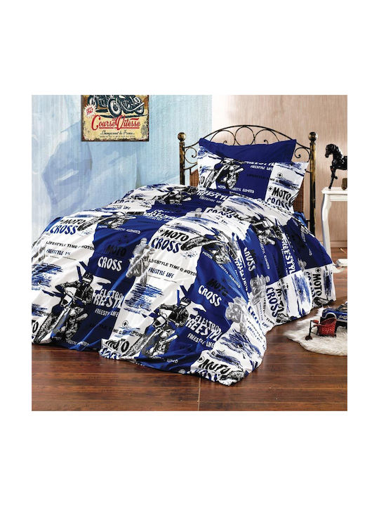 Dimcol Kids Duvet Single Blue 160x240cm