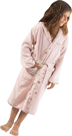 Saint Clair Kids Hooded Bathrobe Pink