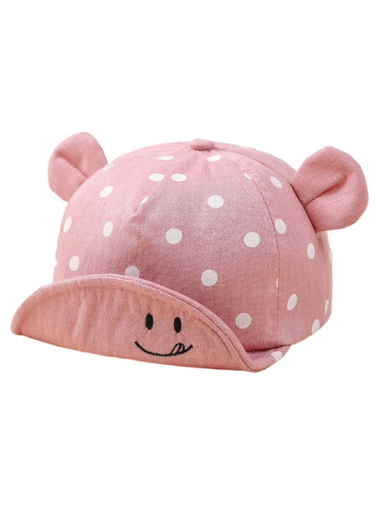 TakTakBaby Kids' Hat Jockey Fabric Pink