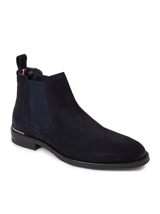 Tommy Hilfiger Wildleder Blau Chelsea Stiefelet...