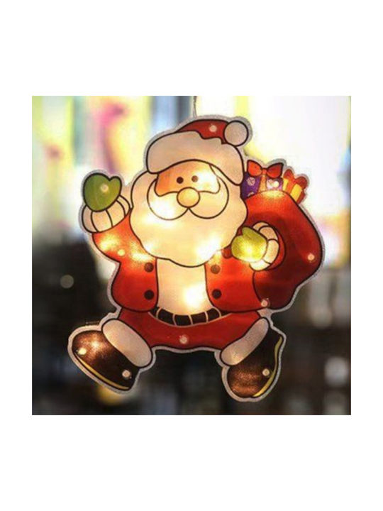 Hanging Santa Claus Ornament Illuminated 20x17.4cm