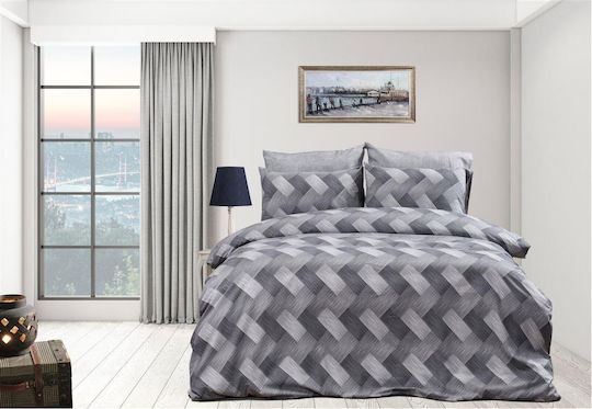 Dimcol Υπέρδιπλο 220x240εκ. Αλκμήνη 452 Grey
