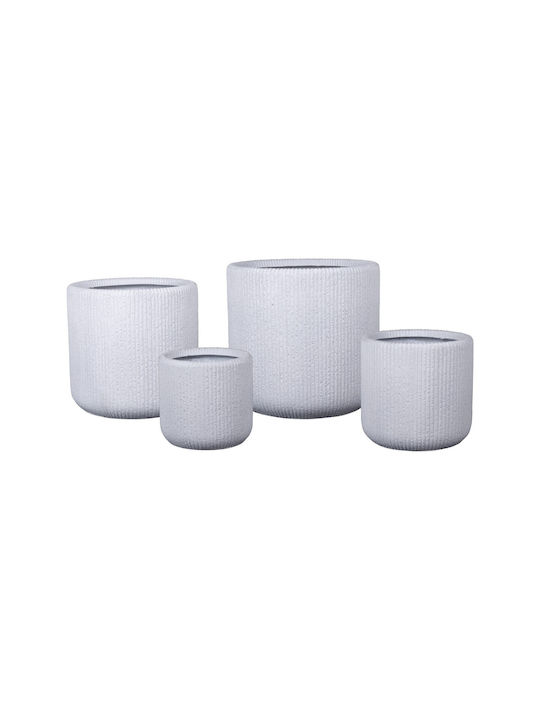 Abararam Flower Pot White 8-0720-B