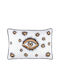 Les Ottomans Διακοσμητική Μαξιλαροθήκη από 100% Βαμβάκι Λευκό 40x60εκ.