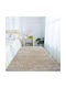 To megalo pazari Set Zottelig Schlafzimmer-Teppichsets Synthetisch Beige TMP-2206 3Stück