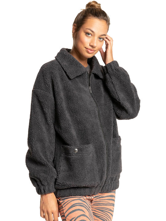 Billabong Fleece Damen Jacke in Schwarz Farbe