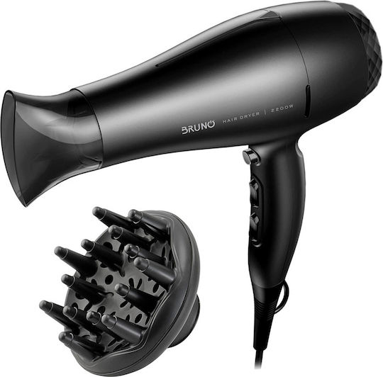 Bruno Πιστολάκι Μαλλιών με Φυσούνα 2200W