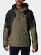 Columbia Canyon Meadows Interchange 3 in 1 Men's Winter Jacket Waterproof and Windproof Stone Green