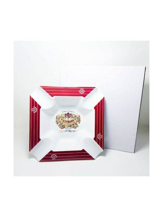 H.Upmann Logo White Ashtray H.Upmann Logo White Ashtray