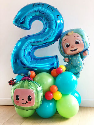 Balloon Foil Number Blue