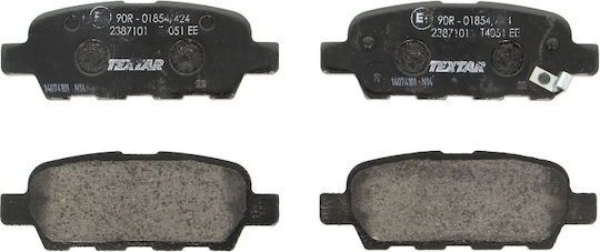 Textar Σετ Τακάκια Πίσω 4τμχ για Chevrolet G Nissan 350Z