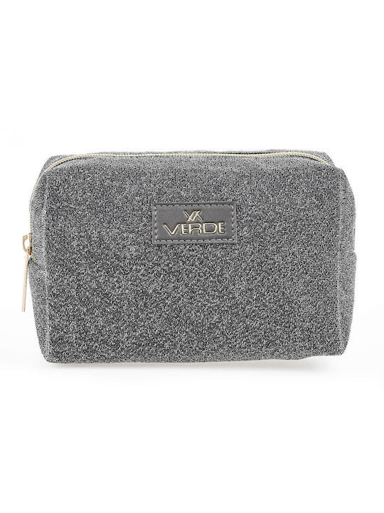 Verde Toiletry Bag in Silver color