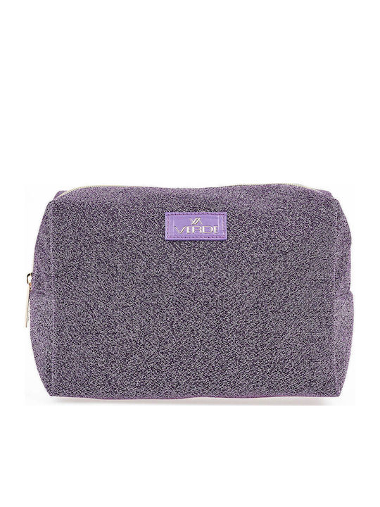 Verde Toiletry Bag in Purple color 23cm