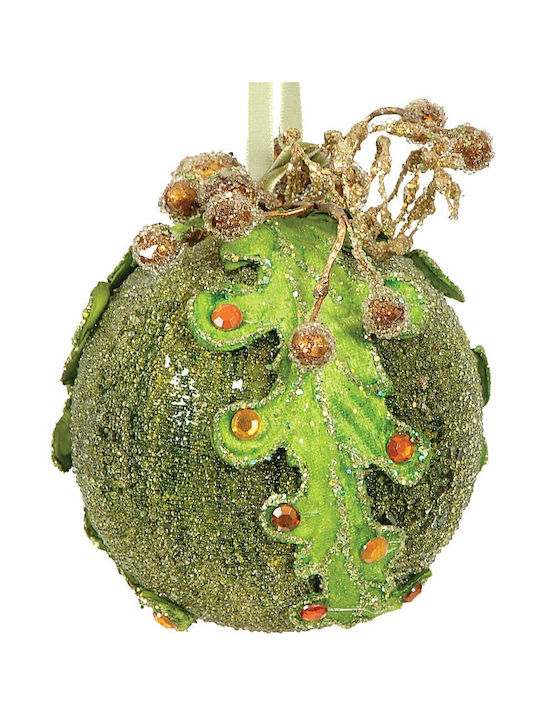 Hängendes Kugel Ornament Ornament Kunststoff Grün