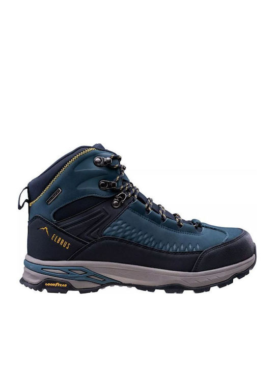 Elbrus Engin Men's Hiking Boots Waterproof Blue