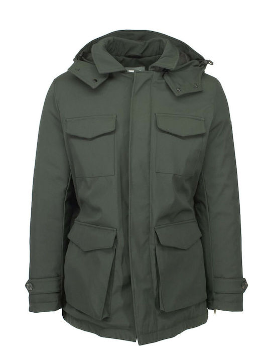 Adimari Men's Winter Jacket Oil Green