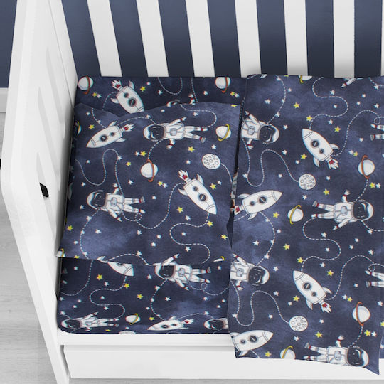 Dimcol Bebe Baby-Kissenbezug Blue 35x45cm