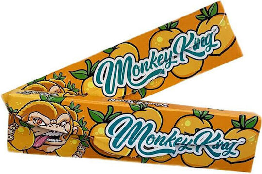 Monkey King Листчета за свиване на цигари Кинг Сайз Слим с Тръбички 32 листове 1бр