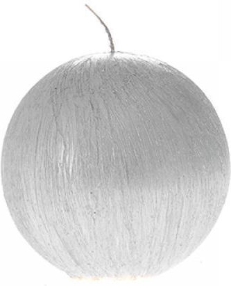 Iliadis Scratch Christmas Silver Candle 2pcs