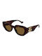 Gucci Sonnenbrillen mit Braun Schildkröte Rahmen und Braun Linse GG1421S 002