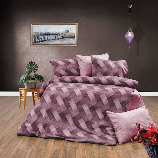 Dimcol Παπλωματοθήκη Υπέρδιπλη 220x240 Αλκμήνη 453