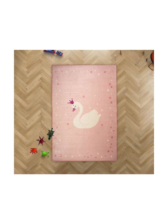 Dimcol Kids Rug Pink 135x200cm