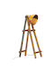vidaXL Vintage Floor Lamp H120xW25cm. with Socket for Bulb E27 Multicolour