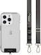 SwitchEasy Back Cover Metalic cu Curea Gri