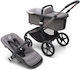 Bugaboo Fox 5 Adjustable Baby Stroller Suitable for Newborn Grey Melange