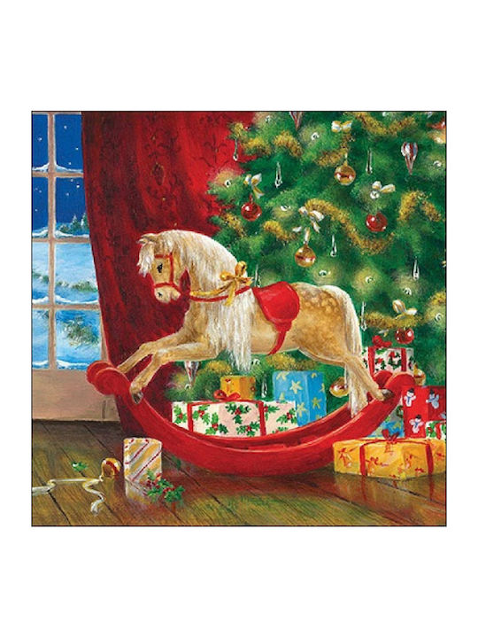 Gialpis Set Weihnachtsservietten L25xB25cm. 20Stück