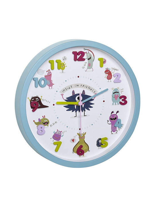 TFA Παιδικό Ρολόι Τοίχου Little Animal Ξύλινο 3...