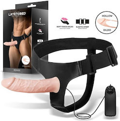 Control Harness με Dildo και Δόνηση στο χρώμα του δέρματος