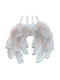 Ornament suspendat Aripă Roz 18x2buc