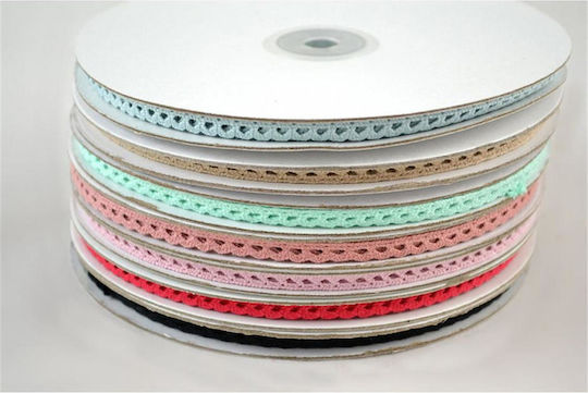 Atmosphera Spitze Band Monochrom 18meters mit Breite 6mm (Μverschiedene Designs/Farben)