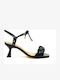 Leder Sandalen Schwarz