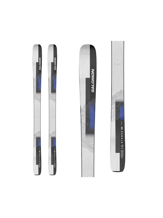 Salomon Stance 96 Bărbați Clăpari Ski în Culoare Alb