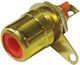 Lz Βύσμα RCA female Χρυσό 01.099.0064