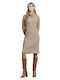 Matis Fashion Midi Dress Beige