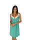 EasyMum Spaghetti Strap Nightgown for Maternity Hospital & Breastfeeding Veraman