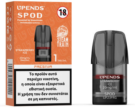 Steam Train Strawberry Ice Ανταλλακτικό Pod 2ml